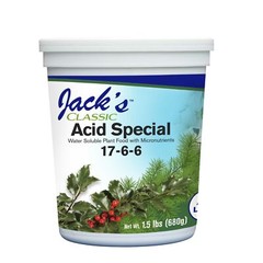 Jack’s Classic 17-6-6 Acid Special Water-Soluble Fertilizer, 1.5lbs