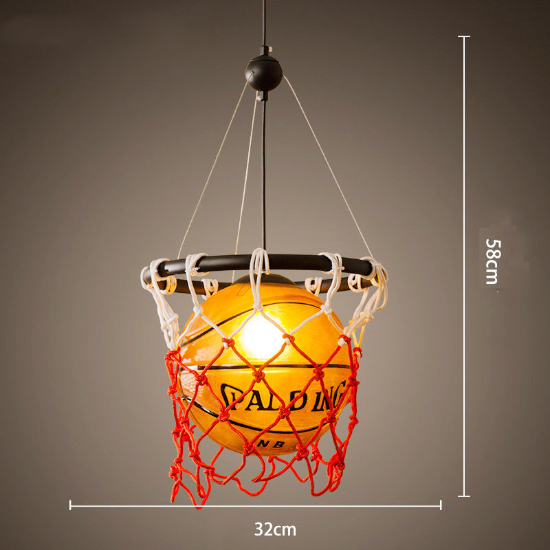 Creative Basketball Chandelier Hanging Light Fixtures Pendant Lighting Lamps gallery