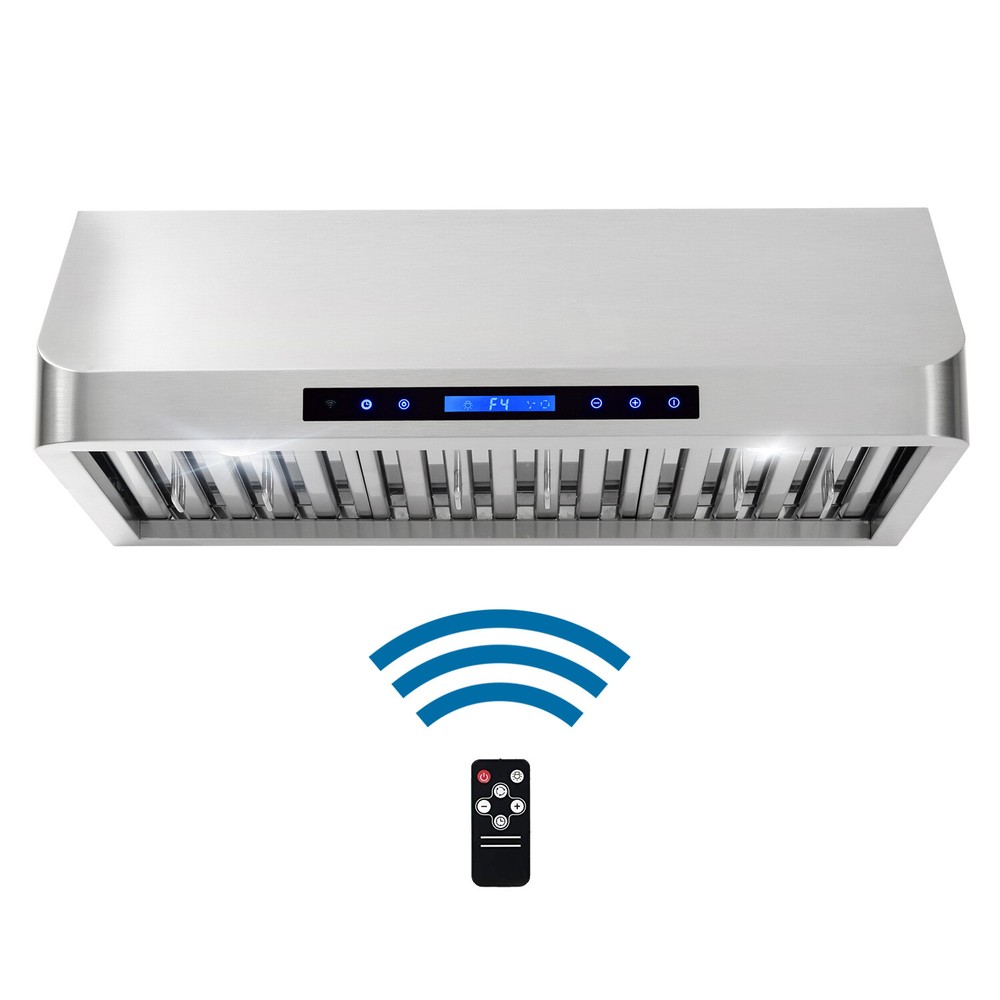 30 In. Under Cabinet Range Hood [OPEN BOX] 500 CFM, Stainless Steel LCD Controls