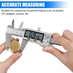 Digital Caliper Measuring Tool, Stainless Steel Vernier Caliper Digital Micro…