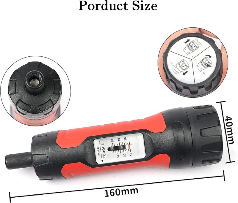 Torque Screwdriver 10-65" Lbs Set Maintenance Tools Bike Repair Scope Mounting gallery