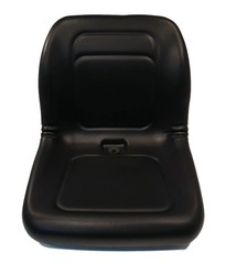 Black High Back Seat fit Hustler FasTrak Mini FasTrak 16/42″,Mini FasTrak 17/42″
