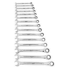 Milwaukee Tool 48-22-9516 15Pc Ratcheting Combination Wrench Set – Metric