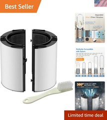 360 Glass HEPA Carbon Filter for Dyson TP07 HP07 TP10 HP10 TP09 HP09 Purifier