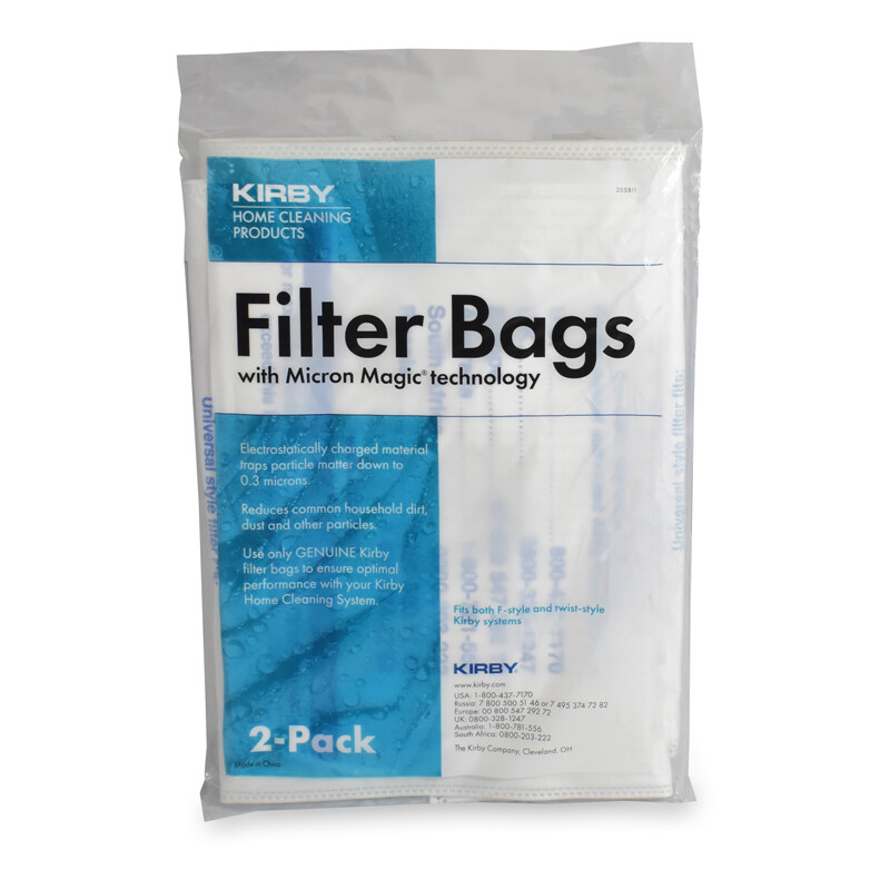 Kirby Vacuum Allergen Filtration Bags 205811 Plus 1 belt