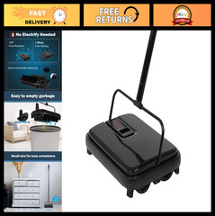 Mini Carpet Sweeper – Lightweight, No Noise, Manual Hand Push for Easy Cleaning