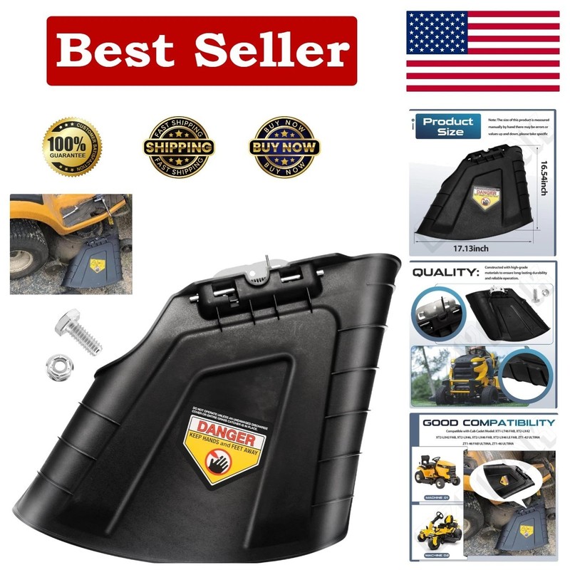 Lightweight and Durable Chute Assembly Compatible with Leading Lawn Mowers