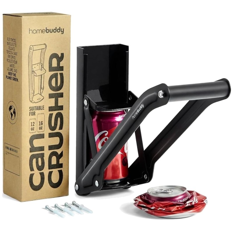 Sturdy 16 Oz. Can Crusher for Recycling