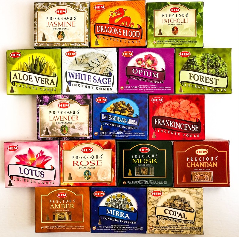 Hem Incense Cones Bulk- U Pick 10-20-30-50-70-100-120 Wholesale – Free Shipping!