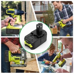 1-10X 8.0Ah 18V Lithium-Ion For RYOBI P108 P107 One Plus High Capacity Battery