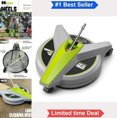 Electric Pressure Washer Surface Cleaner 12 Inch 3200 PSI With Wheels For