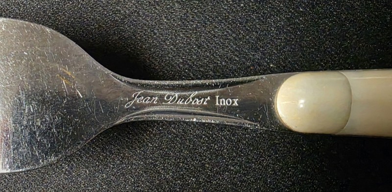 Forge de Laguiole Jean Dubost Inox Possibly Cattle Bone/Horn Tip Flatware gallery