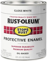 Rust-Oleum Stops Rust Brush-On Paint – 32 FL OZ Quart -Multiple Colors Available