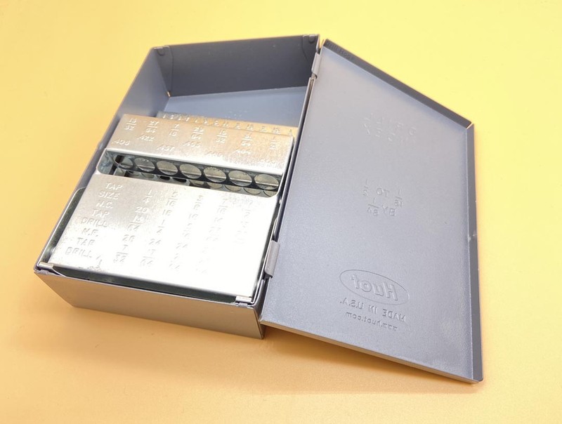 Drill Hog® Empty Case for 26 Piece Drill Bit Set Case Index MADE IN USA Warranty gallery