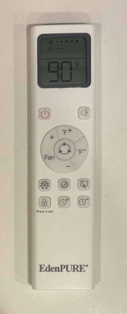 Genuine Edenpure Digital Remote Control White