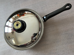 T304 Surgical Stainless Steel Waterless Greaseless Multi Ply Skillet 11” EUC