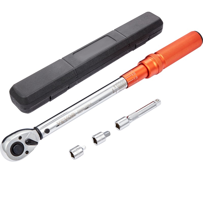 VEVOR Torque Wrench Adjustable Torque Wrench 1/2″ Drive 10-150ft.lb/14-204n.m