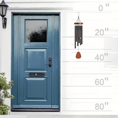 Large Aluminium Wind Chimes 37″ to Create a Zen Atmosphere Outdoor Garden Patio