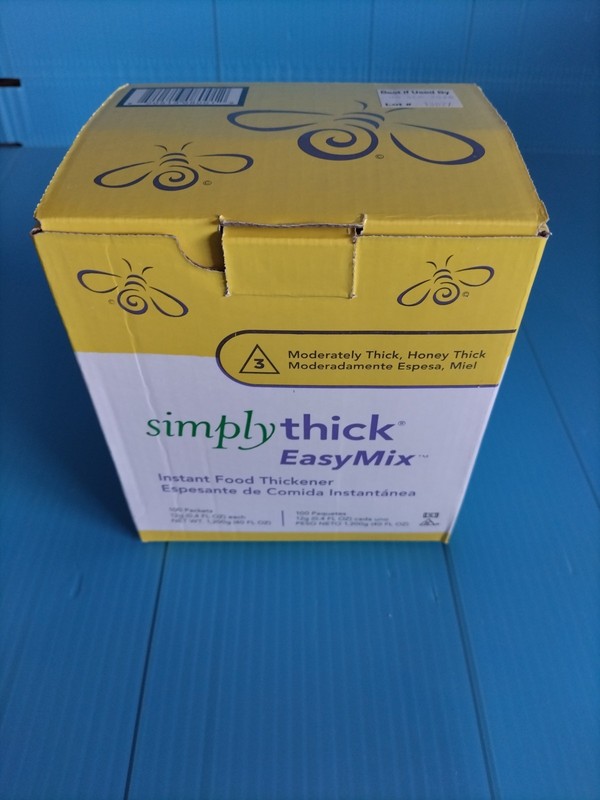 🔥New SimplyThick Easy Mix Level 3 Food Drink Gel Thickener 100 (12g) Packets