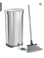 EyeVac+ 2-in-1 Touchless Trash Can & Automatic Dustpan