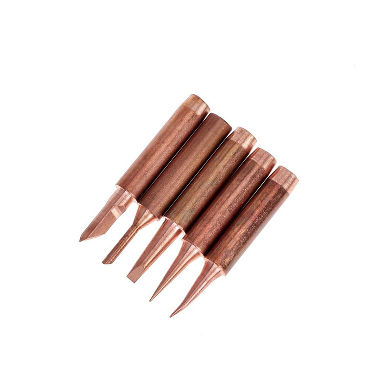 5PCS 900M-T Copper Soldering Iron Tips Lead-Free BGA Welding Tool Set - NEW gallery