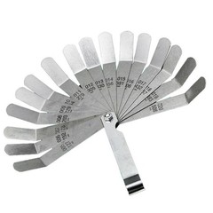 1 Set 16 Blades-Feeler Gauge 0.127to 0.508mm Stainless Steel Gap Metric Filler