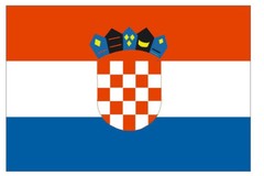 Croatia International Flag Sticker Decal F125