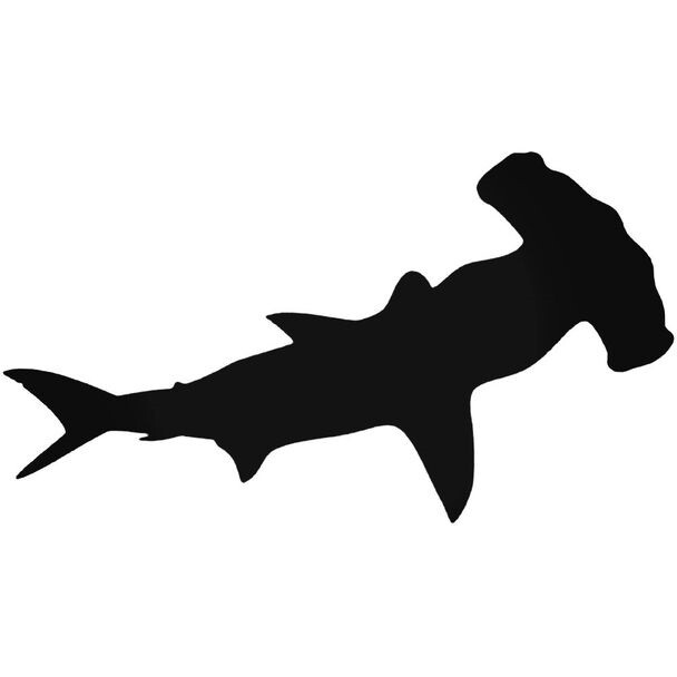 New Hammerhead Shark Vinyl Decal Car Window water Bottles Pick Size Color