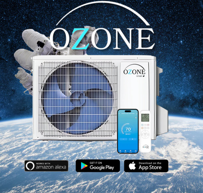 Ozone Model S 12k BTU Mini Split (1 Ton)