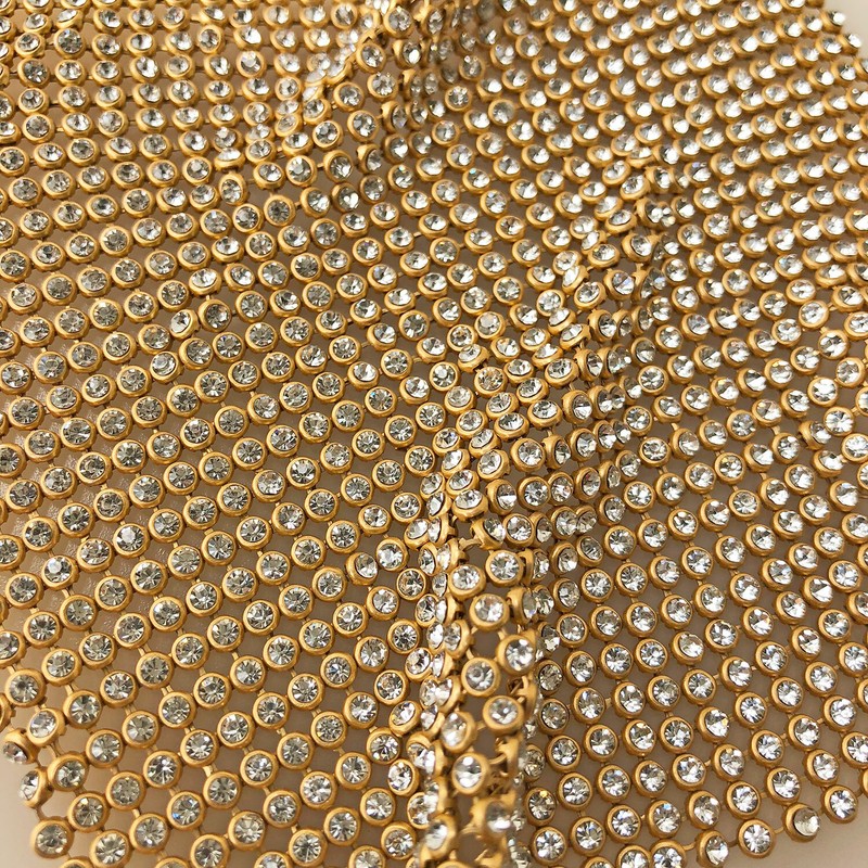 Bling Wedding Rhinestone Mesh Cake Craft Sparkly Trim Diamante Wrap Ribbon 0.5 gallery