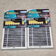 2 Pack Filtrete F1 Air Purifier Filter Replacement HEPA-Type Allergen Odor NEW