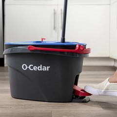 O-Cedar RinseClean Clean Water Spin Mop and Bucket System Clean with Clean Water