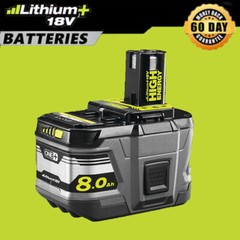 8.0Ah 18V Battery For RYOBI P108 One Plus 18 Volt High Capacity Lithium-Ion New