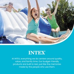Intex 58849EP Kool Splash Inflatable Play Center Swimming Pool Water Slide, Blue