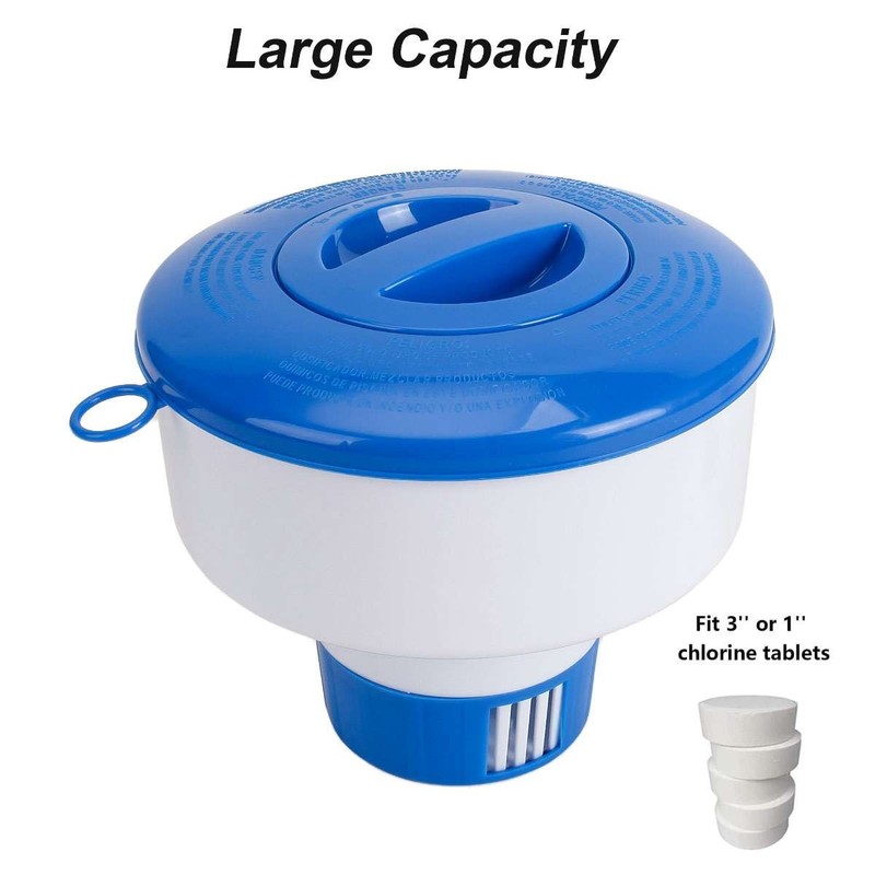 Floating Swimming Pool Chlorine Dispenser For Pool Floating Chemical Dispenser
