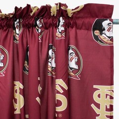 College Covers Everything Comfy Florida State Seminoles Curtain Panel Set, 2 Pan