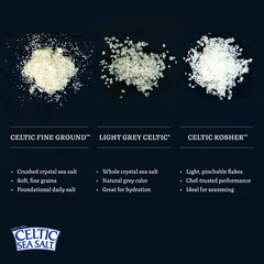 Celtic Sea Salt Light Grey Sea Salt Resealable Bag Kosher Certified 16 oz