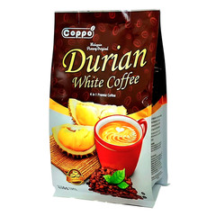 COPPO Durian White Coffee | Instant 4-in-1 Premix | Malaysia | 12 Sachets 456g
