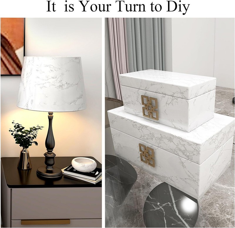 Marble Contact Vinyl Paper Self Adhesive Peel Stick Wallpaper Kitchen Countertop gallery