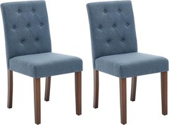 GARVEE Upholstered Dining Chairs Fabric Parsons Dining Room Chair with Wood Legs