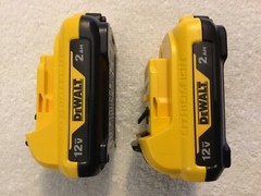 2 New Dewalt DCB122 2.0Ah 12V 12 Volt Max Lithium Ion Batteries (Replaces DCB120
