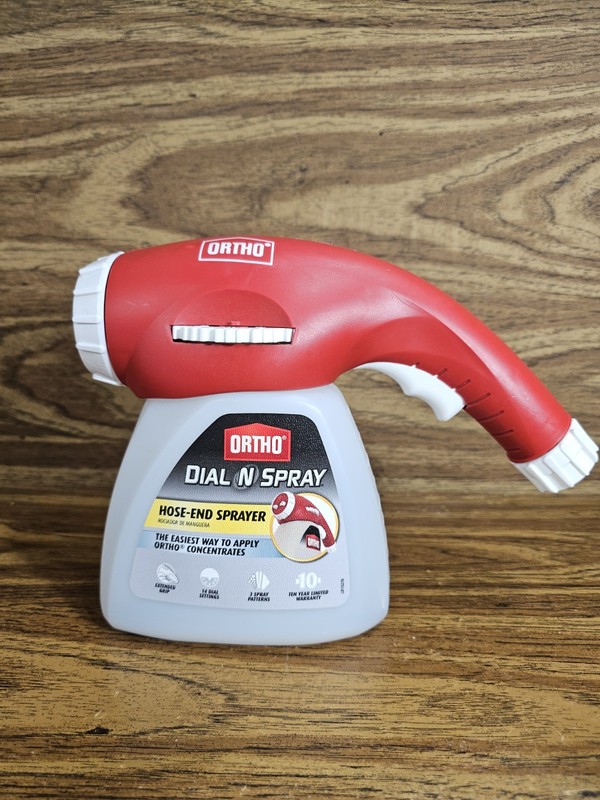 Ortho Dial N Spray Applicator Hose-End Sprayer Fertilizer Weeds Insect Multi Use