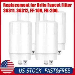 (4) Replacement For Brita Faucet Filter Brita 36311 36312 FF-100 FR-200 US STOCK