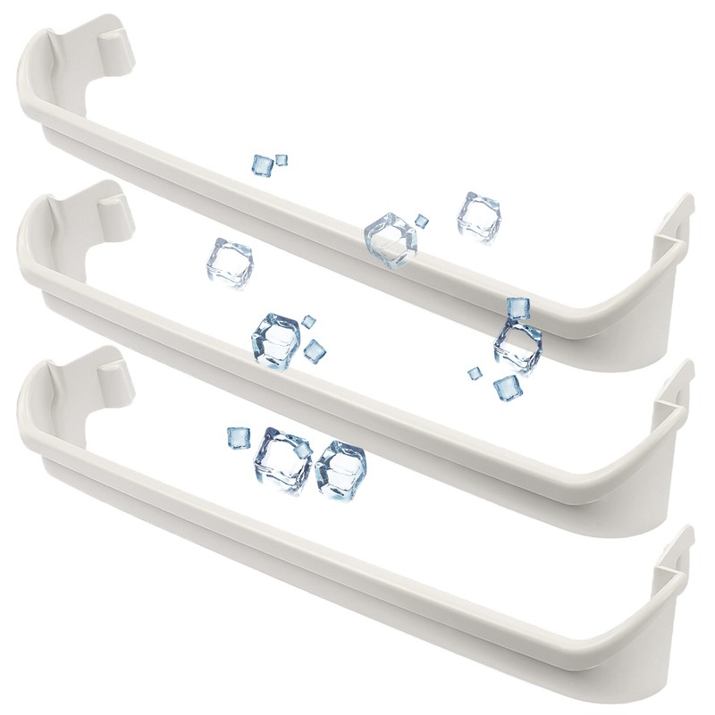 3Pcs Door Rack Shelf Retainer Bar For Frigidaire Kenmore 240534701