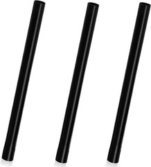 Plastic Pipe Extension Tube Wands for ALL Kirby Vacuum Cleaner-BLACK- (3 Pack)