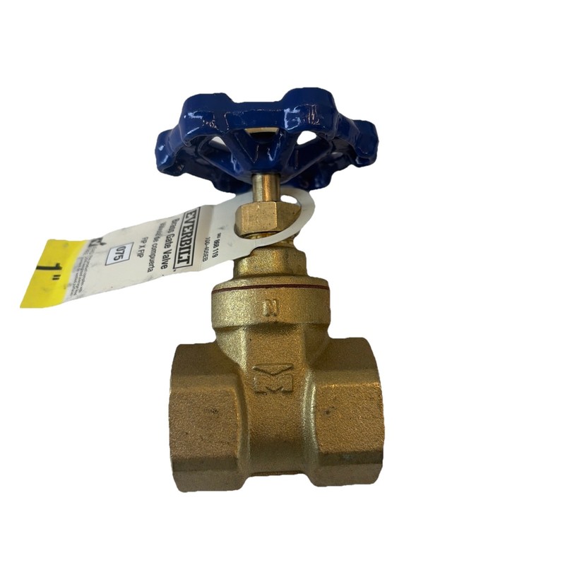5 Everbilt 1 in. x 1 in. Brass FPT Compact-Pattern Threaded Gate Valve 5 Pack gallery