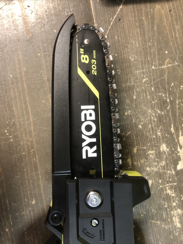 RYOBI ONE+ HP 18V Brushless 8 in. Battery Compact Pruning Chainsaw Tool Only gallery