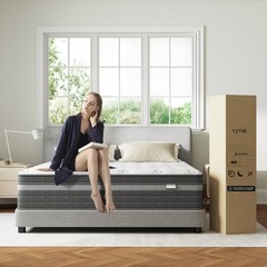 12″ 14″ Mattress Queen Full Size Comfort Spring Memory Foam Hybrid in a Box