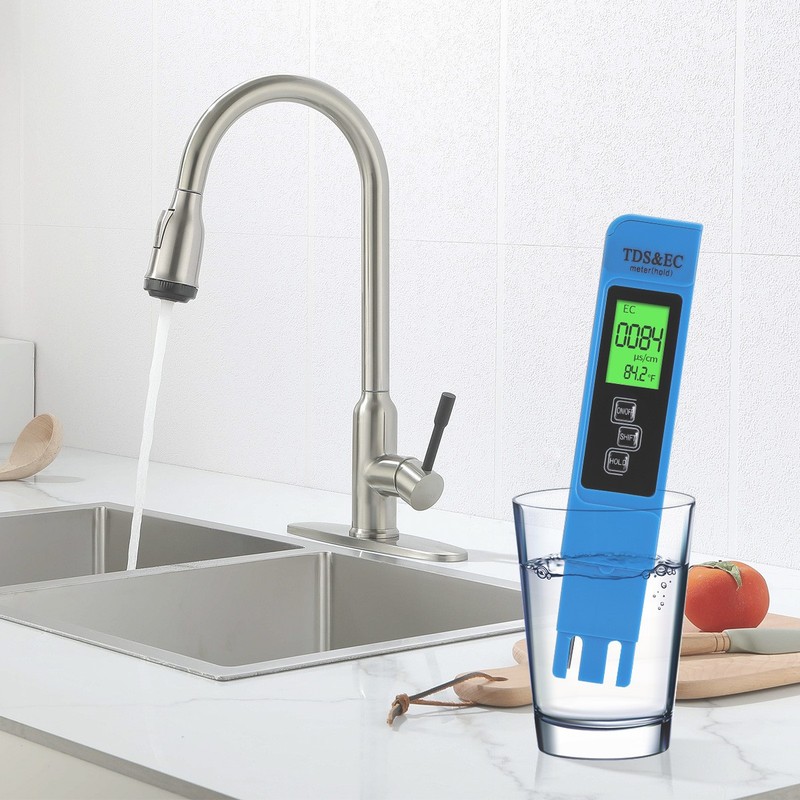 1/2X 3in1 TDS EC Temperature Meter Home Drinking Water Quality Tester 0-9990ppm gallery