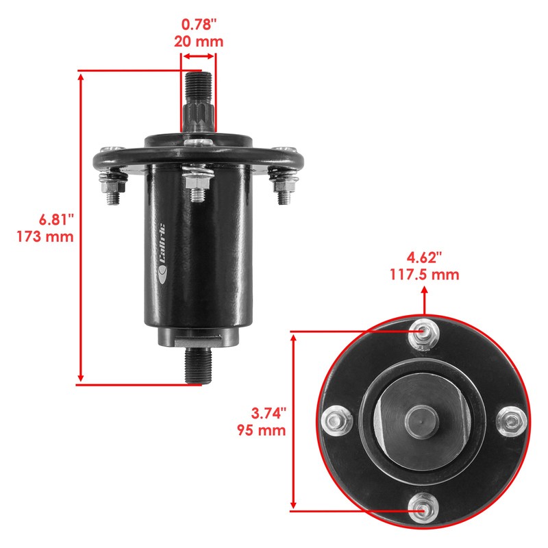 Caltric 30138800 42" 48" 52" 60" Deck Spindle Assembly For Ariens Gravely gallery